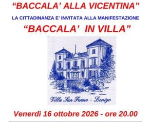 Baccalà in villa 2026